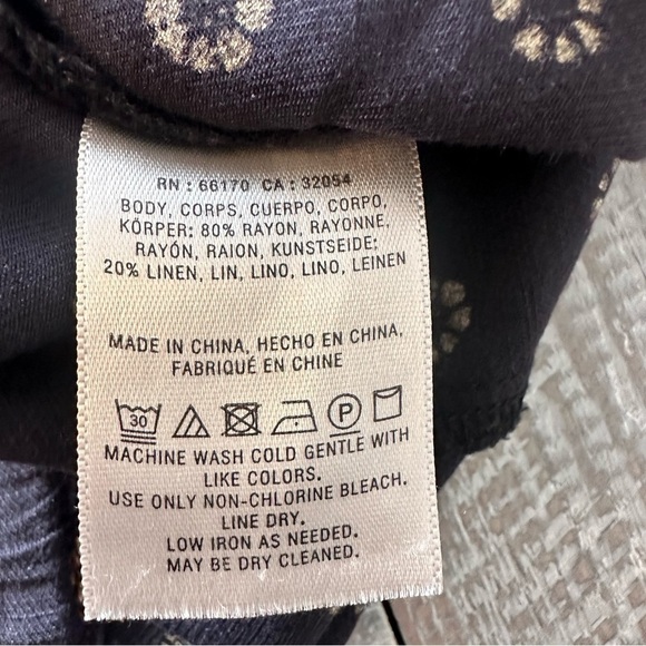 ANTHROPOLOGIE-“HEI Hei” Luna Linen Blend Skirted Shorts (Size:Medium) - Picture 10 of 11